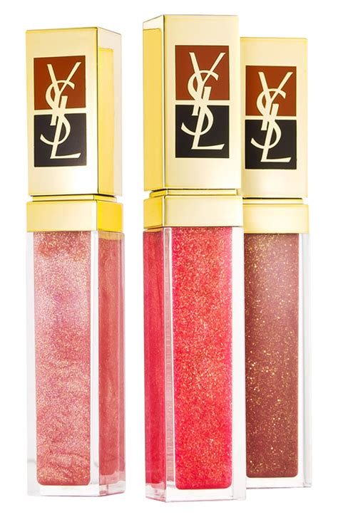 ysl lip gloss gold